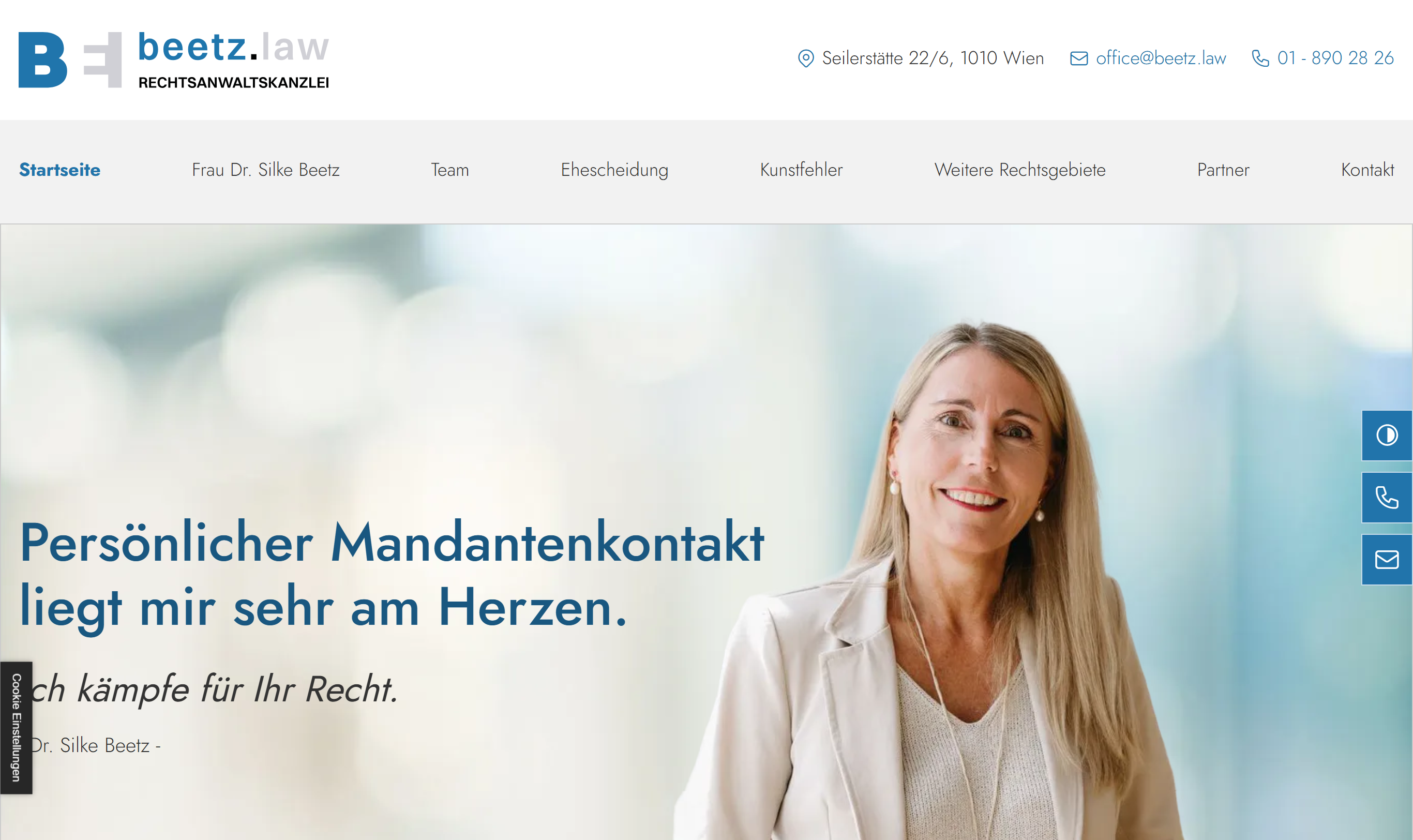 Dr. Silke Beetz Screenshot Desktop