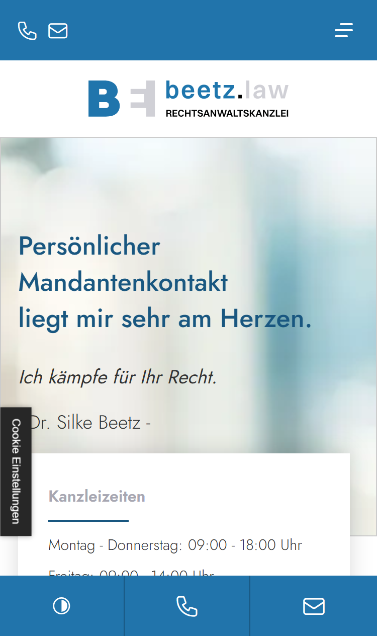 Dr. Silke Beetz Screenshot Smartphone