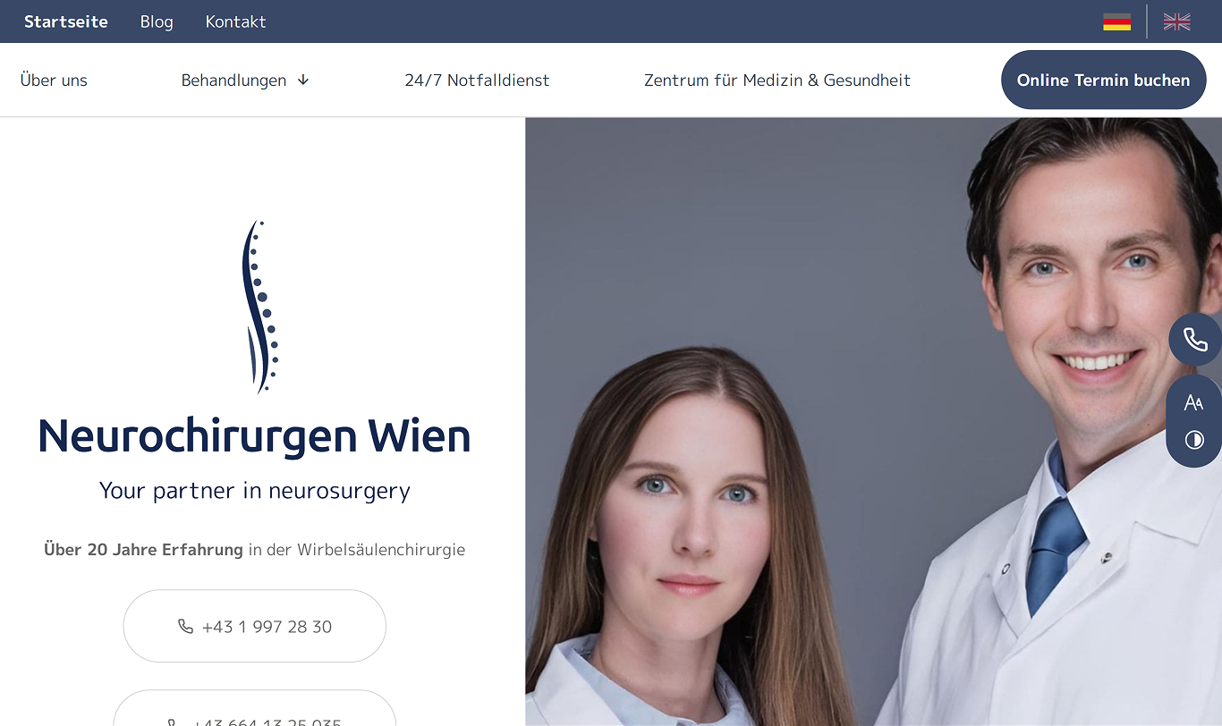 Dr. Stefan Grossauer, MBA, Screenshot Desktop