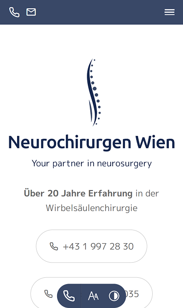 Dr. Stefan Grossauer, MBA, Screenshot Smartphone