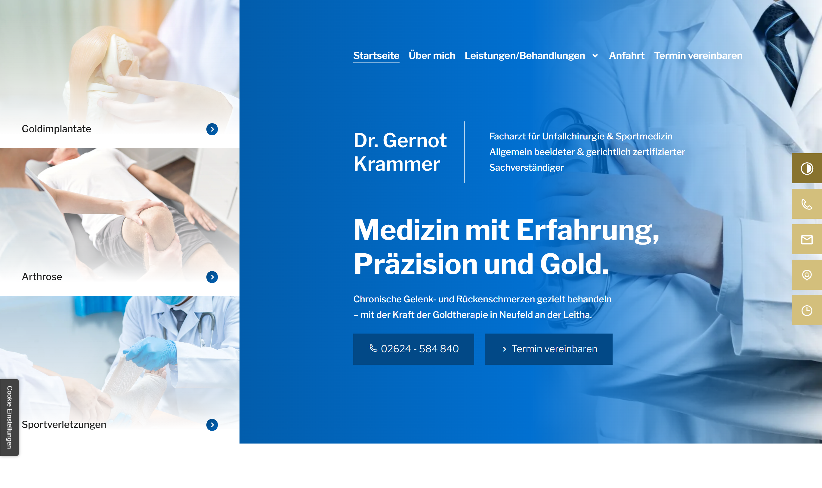 Dr. Gernot Krammer Screenshot Desktop